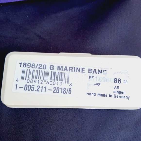 Harmonica Hohner Special Marine Band Key G Hand Made in Germany - Picture 7 of 7